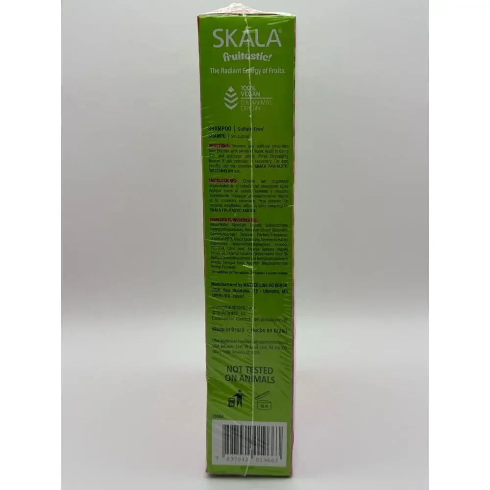 Skala Frutastic Watermelon Shampoo Conditioner 325ml Set Care Vegan New Brazil